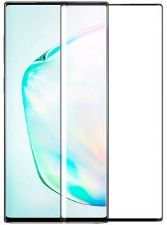 Evelatus Evelatus Samsung Galaxy Note 10 3D Full Glue Curved Aluminosilicate Glass 9H  0.26mm  + Camera Protector