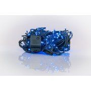 - 100 LED ielas virtene, zaļš vads, mirgojošie N / A Blue zils