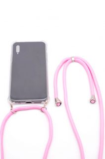 Evelatus A40 Case with rope Pink Transparent rozā