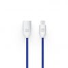 Аксессуары Моб. & Смарт. телефонам Evelatus Data Cable for Type-C devices TPC06 1m Blue zils Безпроводные зарядки (Индуктивные)