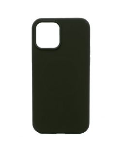 Evelatus iPhone 12 Pro Max Premium Magsafe Soft Touch Silicone Case Dark Green