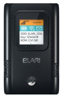 Elari Smart Wifi Lite Router LAT Black melns