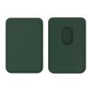 Аксессуары Моб. & Смарт. телефонам Evelatus iPhone Genuine leather wallet with MagSafe Dark Green zaļš Аккумуляторы