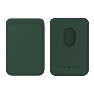 Evelatus iPhone Genuine leather wallet with MagSafe Dark Green zaļš