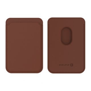Evelatus iPhone Genuine leather wallet with MagSafe Brown brūns