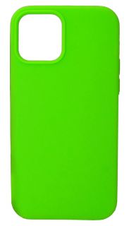 Evelatus iPhone 12 / 12 Pro Premium Silicone case Soft Touch Fluerescent Green zaļš