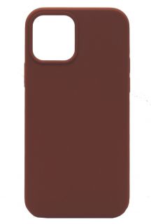 Evelatus Evelatus Apple iPhone 12 / 12 Pro Premium Soft Touch Silicone Case Dark Coffee