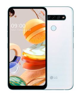 LG K61 128GB DS White balts