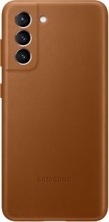 Samsung Samsung - Galaxy S21 Plus Leather Cover Brown brūns