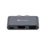 CANYON DS-1 Multiport Docking Station with 3 port Space Gray