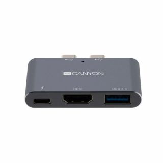 CANYON DS-1 Multiport Docking Station with 3 port Space Gray