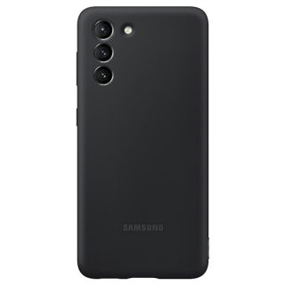 Samsung Galaxy S21 Plus Silicone Cover Black melns