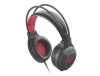 Aksesuāri Mob. & Vied. telefoniem - RADON 300 Gaming Headset, Built-in microphone, Black / Red melns sarka...» 