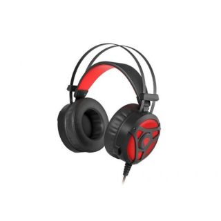 - Gaming Headset Neon 360 Stereo Built-in microphone, Black / Red, Wired melns