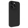 Аксессуары Моб. & Смарт. телефонам Evelatus iPhone 15 Pro Premium Soft Touch Silicone Case Black melns Безпроводные зарядки (Индуктивные)
