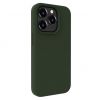 Аксессуары Моб. & Смарт. телефонам Evelatus iPhone 15 Pro Premium Soft Touch Silicone Case Dark Olive GPS