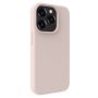 Evelatus iPhone 15 Pro Premium Magsafe Soft Touch Silicone Case Pink Sand