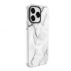 Aksesuāri Mob. & Vied. telefoniem Evelatus iPhone 15 Pro PC+TPU With MagSafe Customized Print Marble White 