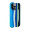 Aksesuāri Mob. & Vied. telefoniem Evelatus iPhone 15 Pro Silicone case Multi-Colored Blue zils 