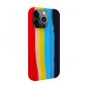 Aksesuāri Mob. & Vied. telefoniem Evelatus iPhone 15 Pro Silicone case Multi-Colored Rainbow 