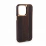 - iLike 
 Apple 
 iPhone 15 Leather Case Customized 
 Brown brūns