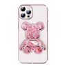 Aksesuāri Mob. & Vied. telefoniem - iPhone 13 Pro Silicone Case Print Desire Bear Pink rozā 
