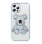 - iLike 
 Apple 
 iPhone 13 Pro Silicone Case Print Desire Bear 
 Silver sudrabs