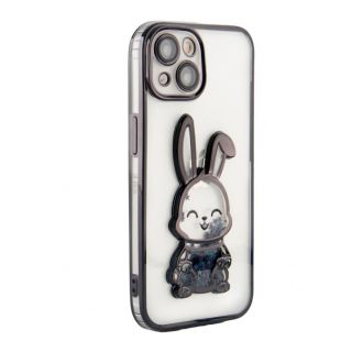 - iLike 
 Apple 
 iPhone 14 Silicone Case Print Desire Rabbit 
 Black melns