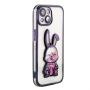 - iLike 
 Apple 
 iPhone 15 Silicone Case Print Desire Rabbit 
 Purple purpurs