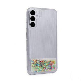 - Galaxy A14 5G Silicone Case Water Glitter Rainbow