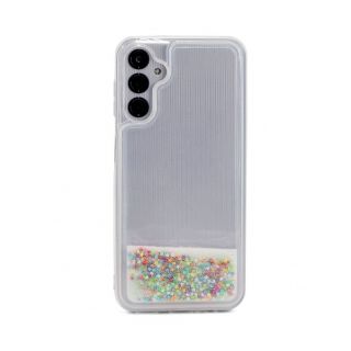 - Galaxy A34 5G Silicone Case Water Glitter Rainbow