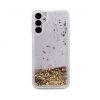 Aksesuāri Mob. & Vied. telefoniem - Galaxy A34 5G Silicone Case Water Glitter Gold zelts 