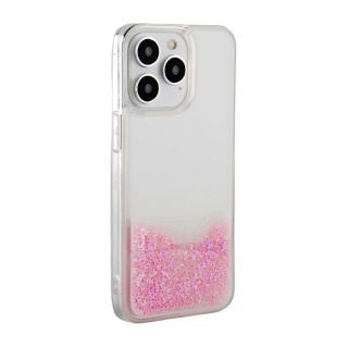 - iLike 
 Apple 
 iPhone 15 Pro Silicone Case Water Glitter 
 Pink rozā