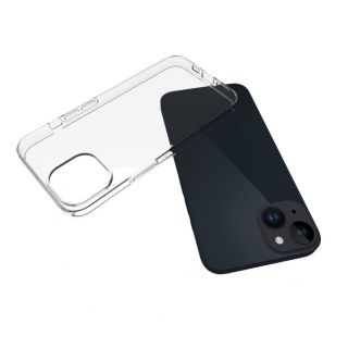 Evelatus Evelatus 
 Apple 
 iPhone 15 Clear Silicone Case 1.5mm TPU 
 Transparent