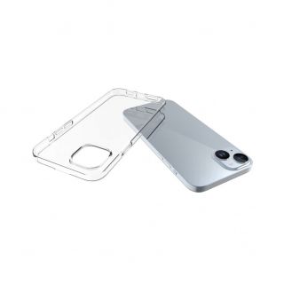 Evelatus Evelatus 
 Apple 
 iPhone 15 Plus Clear Silicone Case 1.5mm TPU 
 Transparent