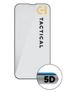 - Tactical 
 Apple 
 iPhone 15 Pro Glass Shield 5D Full Glue 
 Black melns
