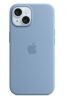 Aksesuāri Mob. & Vied. telefoniem Apple Apple 
 - 
 iPhone 15 Silicone Case with MagSafe - Winter Blue zils Aizsargstikls
