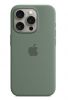 Aksesuāri Mob. & Vied. telefoniem Apple Apple 
 - 
 iPhone 15 Pro Max Silicone Case with MagSafe - Cypress Bezvadu lādētāji (Induktīvie)