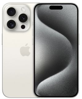 Apple iPhone 15 Pro Max 256GB White Titanium balts