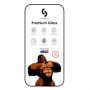 - iPhone 15 Pro Max 3D Corning Gorilla Glass 5X stong Black