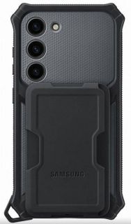 Samsung Samsung - Galaxy S23 Protective Standing Cover Black melns