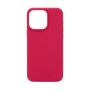Evelatus iPhone 15 Pro Premium Magsafe Soft Touch Silicone Case New Function Rose Red