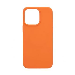 Evelatus iPhone 15 Pro Max Premium Magsafe Soft Touch Silicone Case New Function Orange