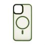 Evelatus iPhone 13 Hybrid Case With MagSafe PC+TPU Green