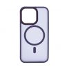 Аксессуары Моб. & Смарт. телефонам Evelatus iPhone 14 Pro Hybrid Case With MagSafe PC+TPU Deep Purple Внешние акумуляторы