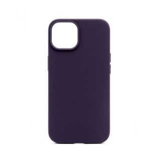 - iPhone 14 Premium Magsafe Soft Touch Silicone Case New Function Purple