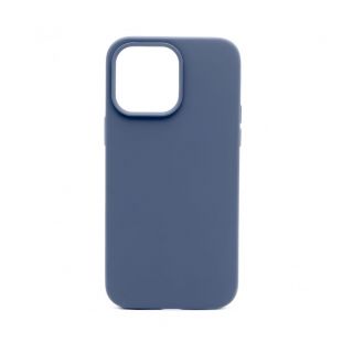 - iPhone 14 Pro Max Premium Magsafe Soft Touch Silicone Case New Function Midnight Blue