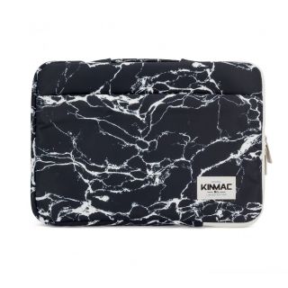 - iLike 13-14 Inches Fabric Laptop Bag Marble Black melns