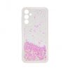 Aksesuāri Mob. & Vied. telefoniem - Galaxy A55 Silicone Case Water Glitter Light Pink 
