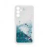 Aksesuāri Mob. & Vied. telefoniem - Galaxy A55 Silicone Case Water Glitter Blue 